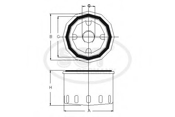 SCT Germany SM 160 Oil Filter